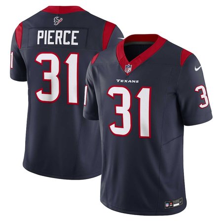 Men's Dameon Pierce Navy Houston Texans #31 Vapor F.U.S.E. Limited Jersey